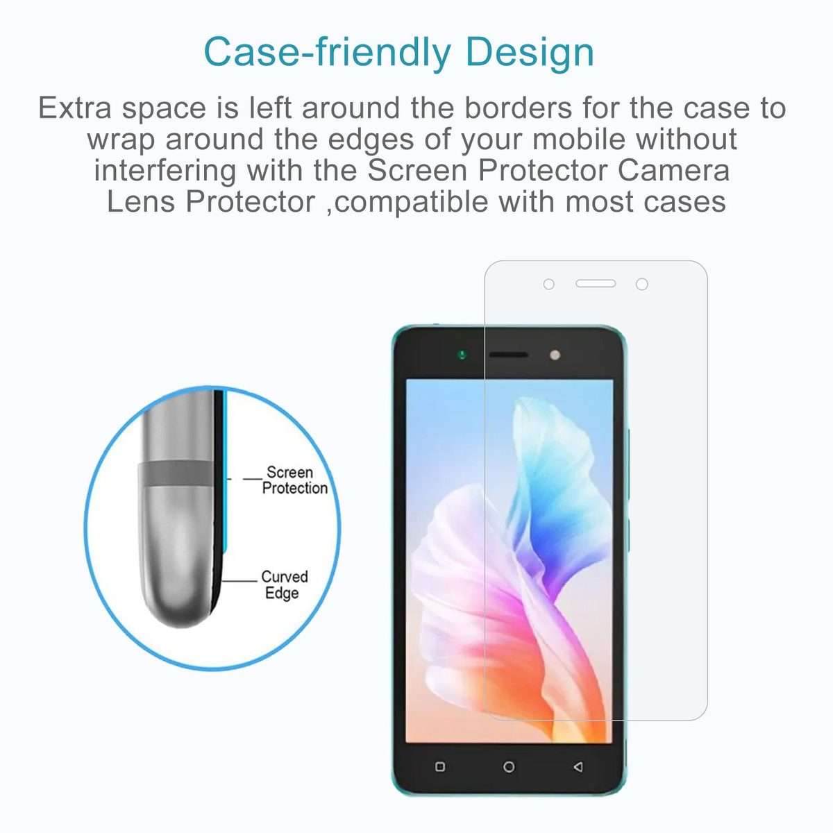 For itel A24 Pro 10pcs 0.26mm 9H 2.5D Tempered Glass Film