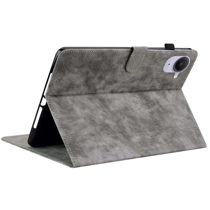 For Xiaomi Redmi K Pad 8.8 inch Tiger Pattern Flip Leather Tablet Case(Grey)