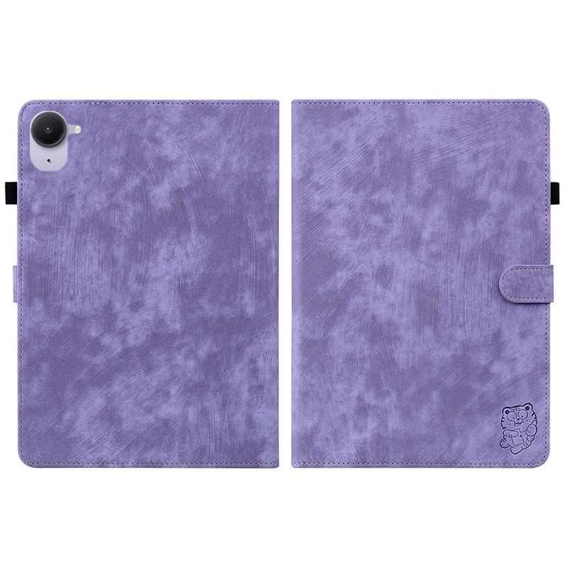 For Xiaomi Redmi K Pad 8.8 inch Tiger Pattern Flip Leather Tablet Case(Purple)