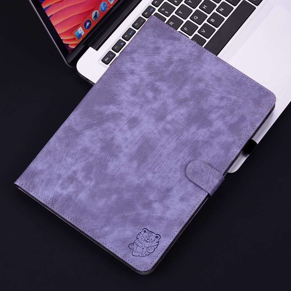 For Xiaomi Redmi K Pad 8.8 inch Tiger Pattern Flip Leather Tablet Case(Purple)