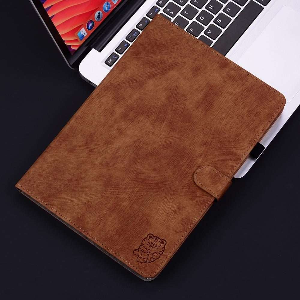 For Xiaomi Redmi K Pad 8.8 inch Tiger Pattern Flip Leather Tablet Case(Brown)