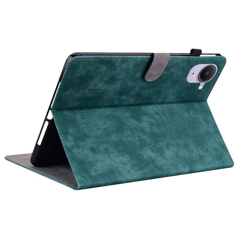 For Xiaomi Redmi K Pad 8.8 inch Tiger Pattern Flip Leather Tablet Case(Dark Green)