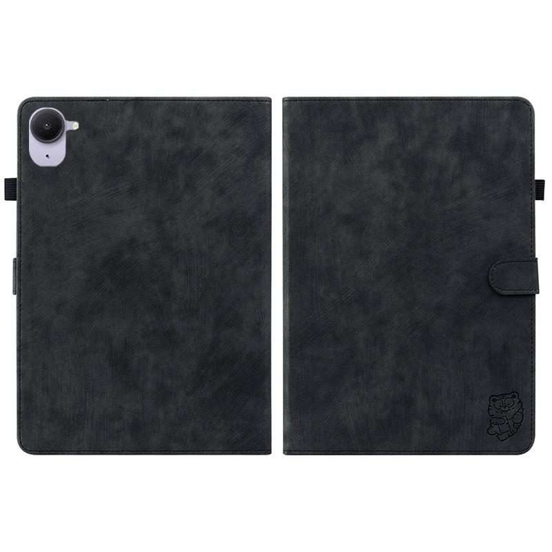 For Xiaomi Redmi K Pad 8.8 inch Tiger Pattern Flip Leather Tablet Case(Black)