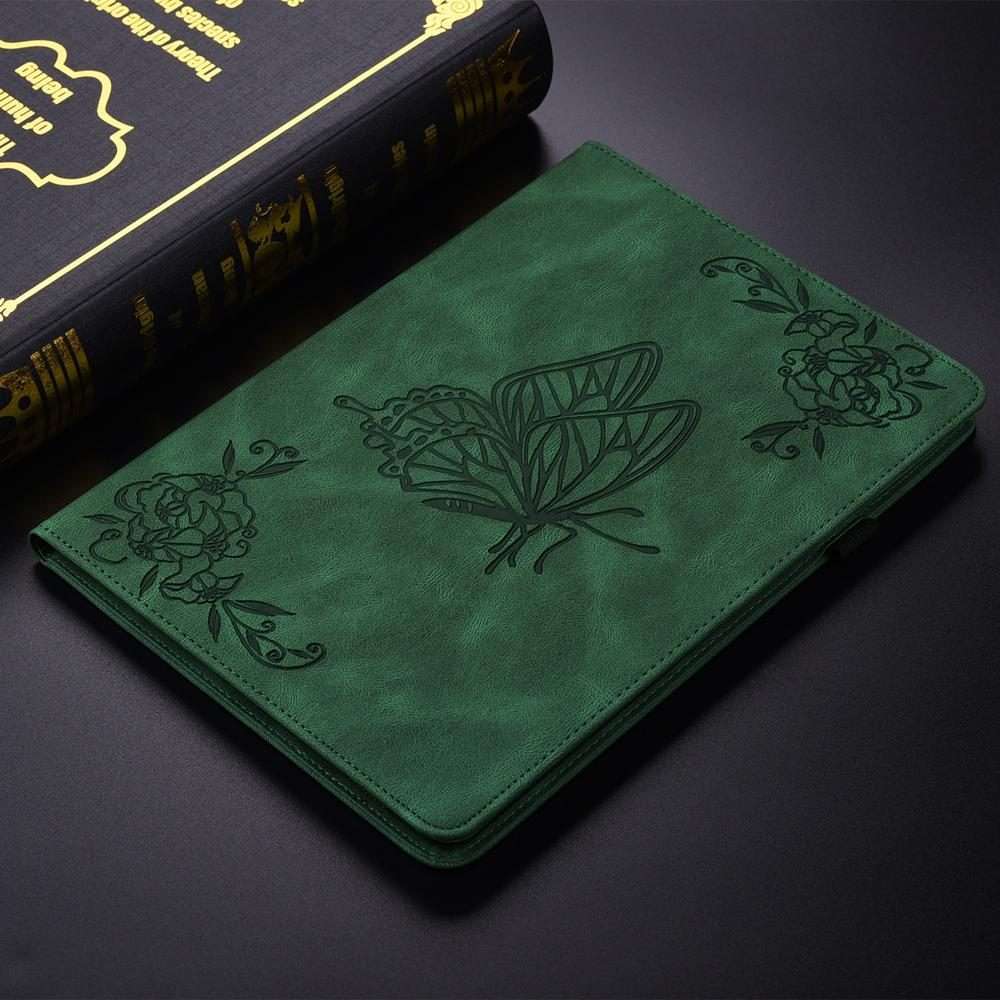 For Xiaomi Redmi K Pad 8.8 inch Butterfly Flower Embossed Leather Tablet Case(Green)