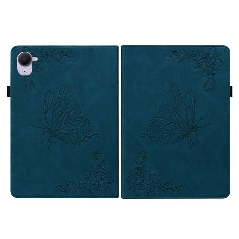 For Xiaomi Redmi K Pad 8.8 inch Butterfly Flower Embossed Leather Tablet Case(Blue)