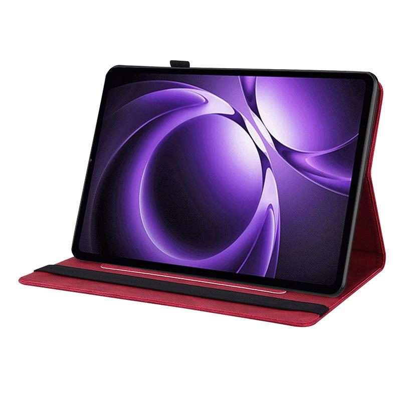 For Xiaomi Redmi K Pad 8.8 inch Butterfly Flower Embossed Leather Tablet Case(Red)