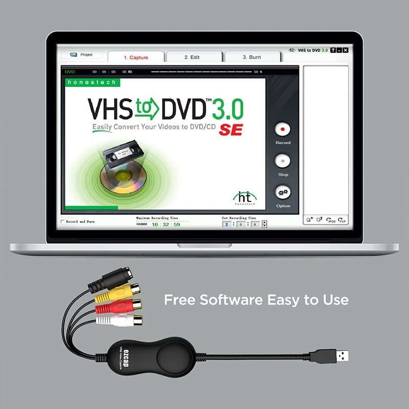 Ezcap 158A Driver-free USB2.0 UVC Video Capture Card