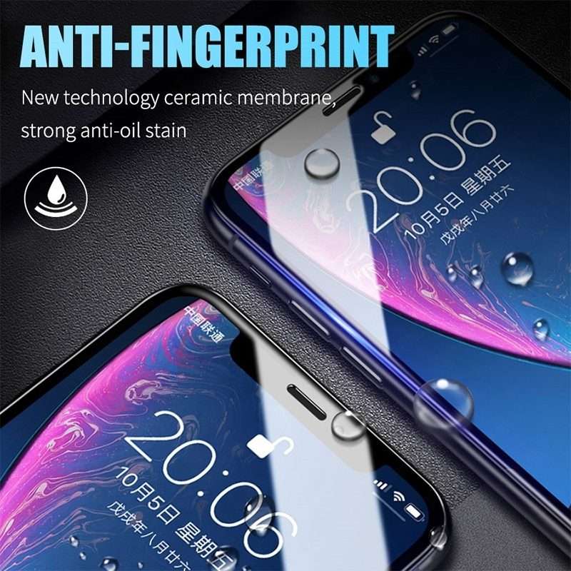 For iPhone 15 Pro Max 25pcs 9D Full Screen Full Glue Ceramic Film