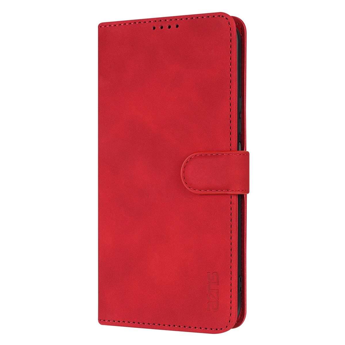 For Huawei Mate 80 Pro Max AZNS Skin Feel Calf Texture Flip Leather Phone Case(Red)