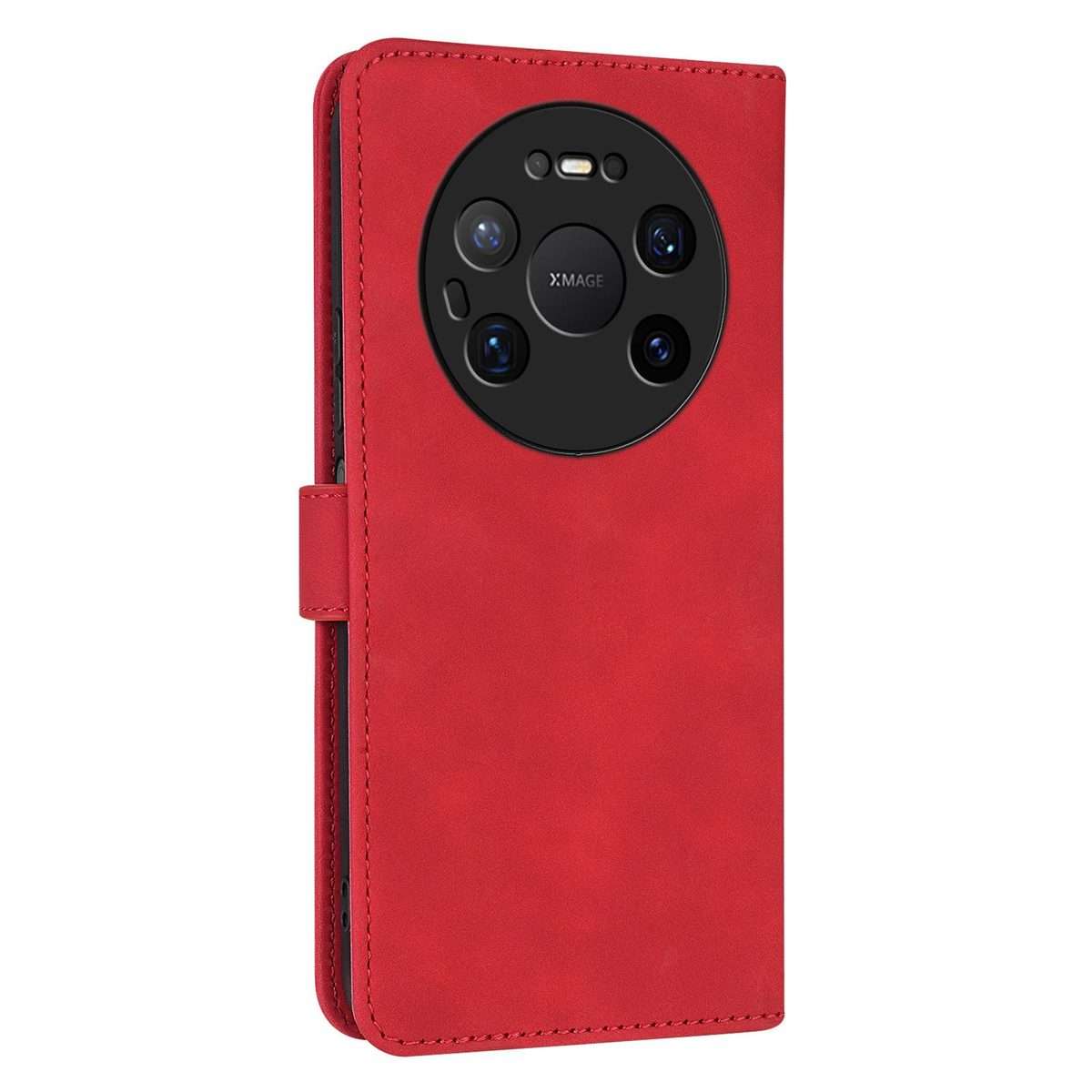 For Huawei Mate 80 Pro Max AZNS Skin Feel Calf Texture Flip Leather Phone Case(Red)