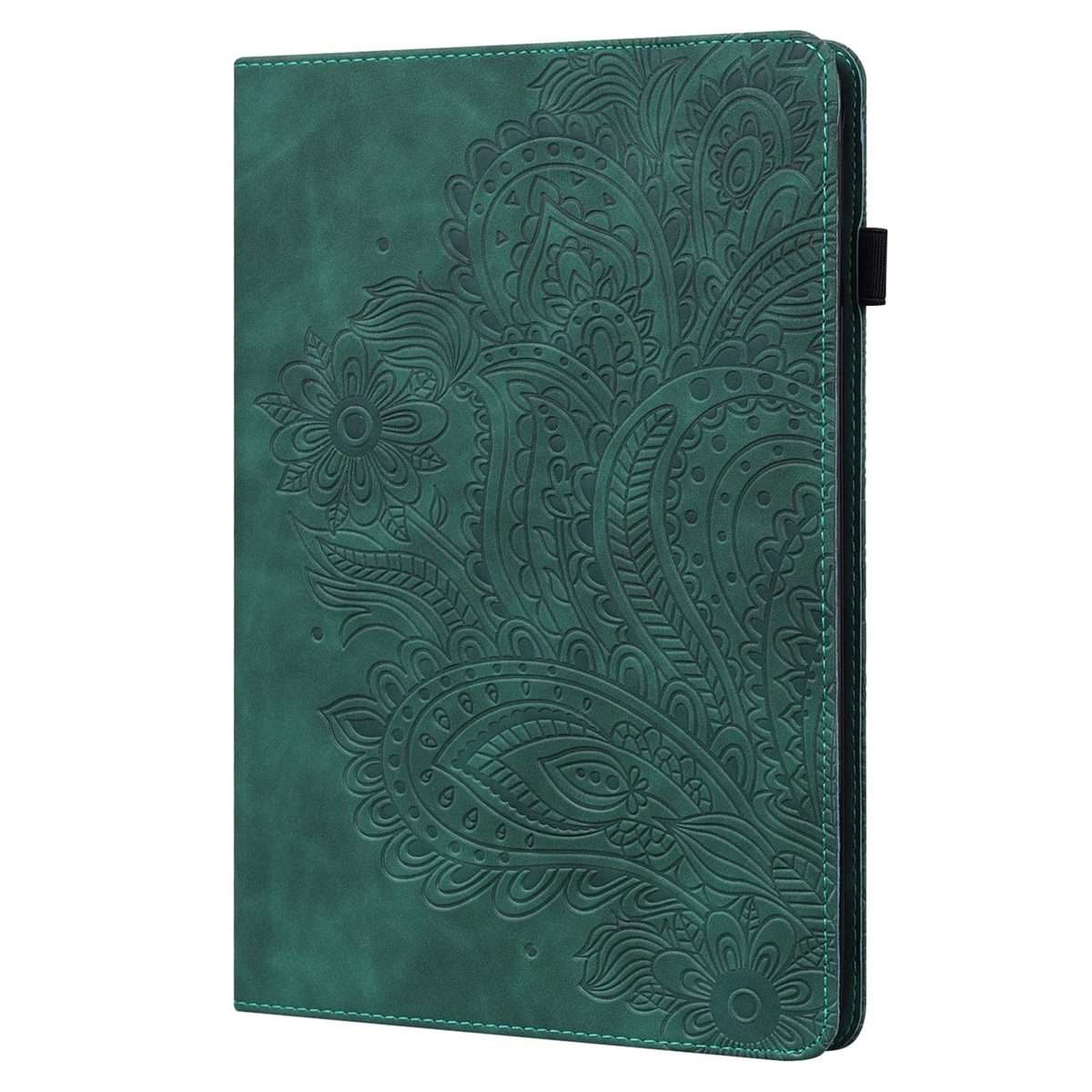 For Xiaomi Redmi Pad Pro 12.1 Peacock Embossed Pattern Leather Tablet Case(Green)