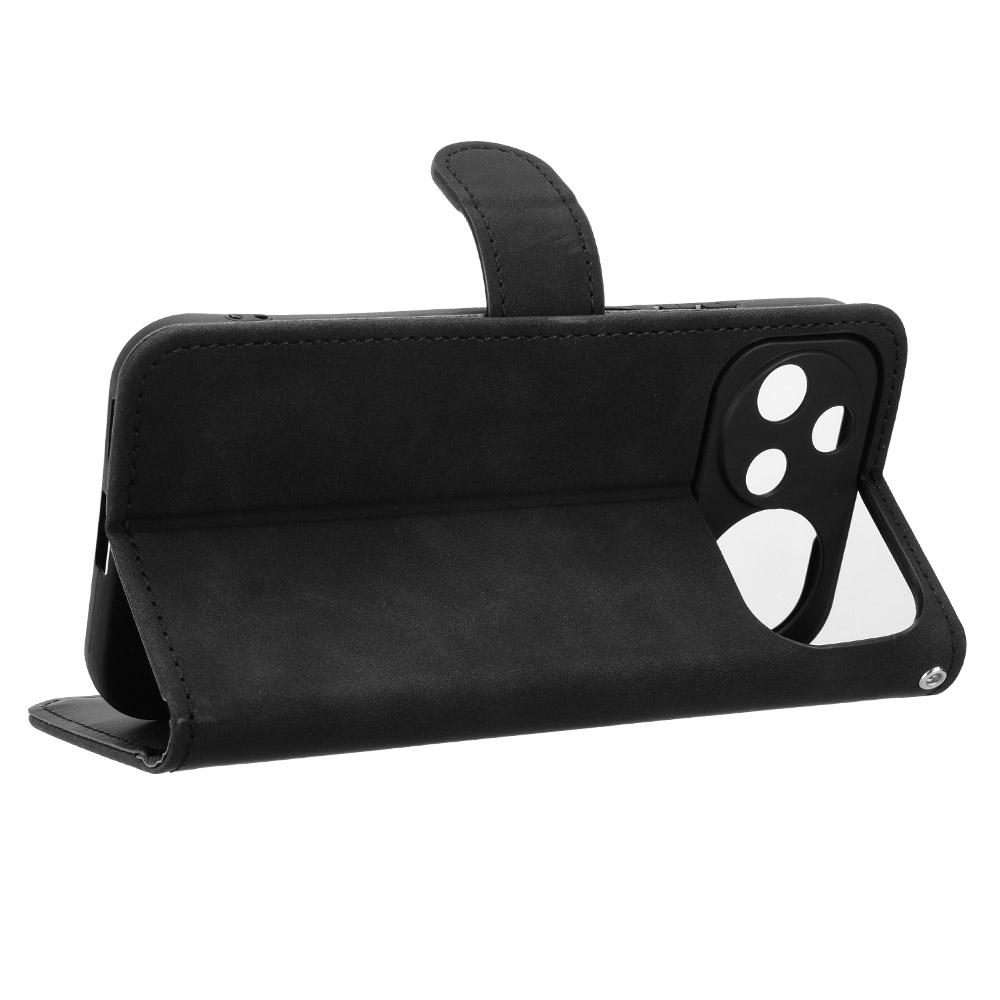 For Huawei nova 15 Pro Skin Feel Magnetic Flip Leather Phone Case(Black)