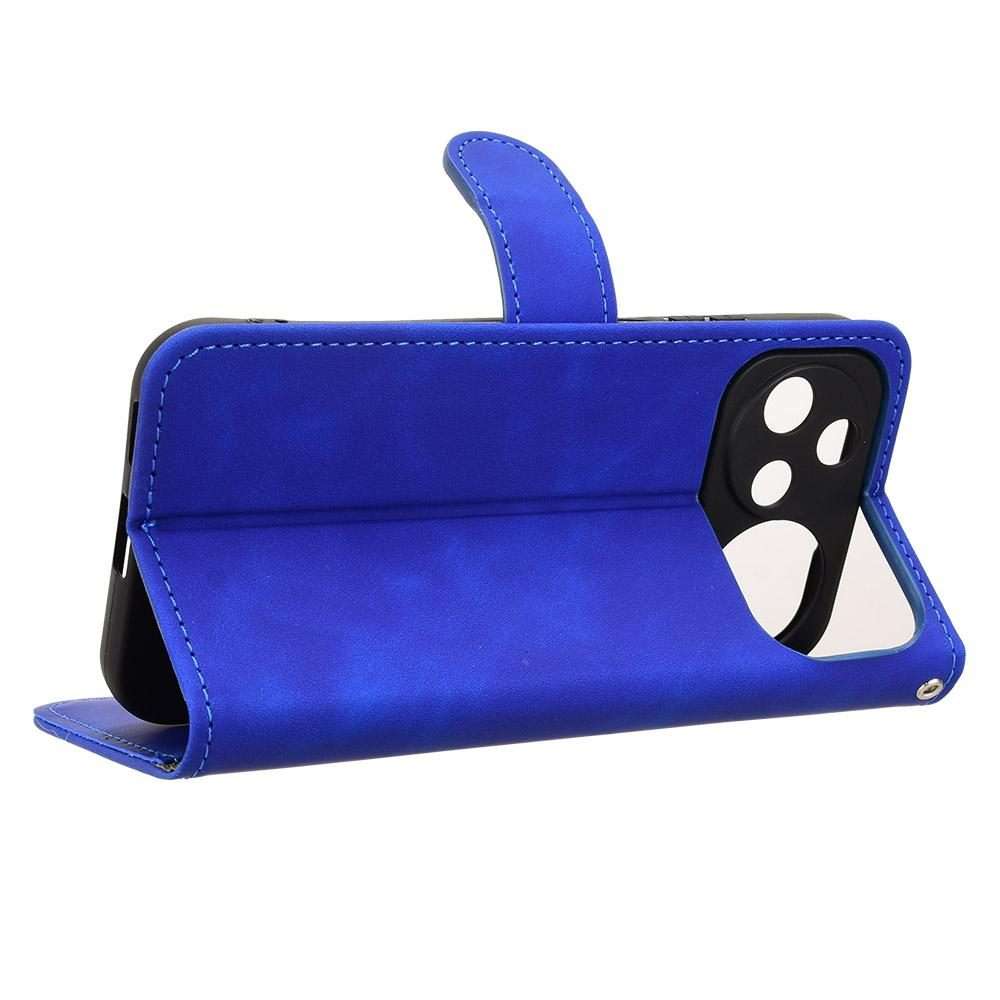 For Huawei nova 15 Pro Skin Feel Magnetic Flip Leather Phone Case(Blue)