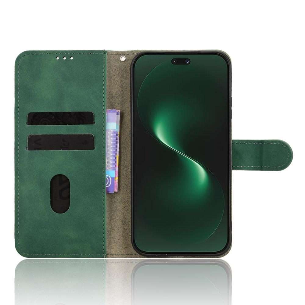 For Huawei nova 15 Pro Skin Feel Magnetic Flip Leather Phone Case(Green)