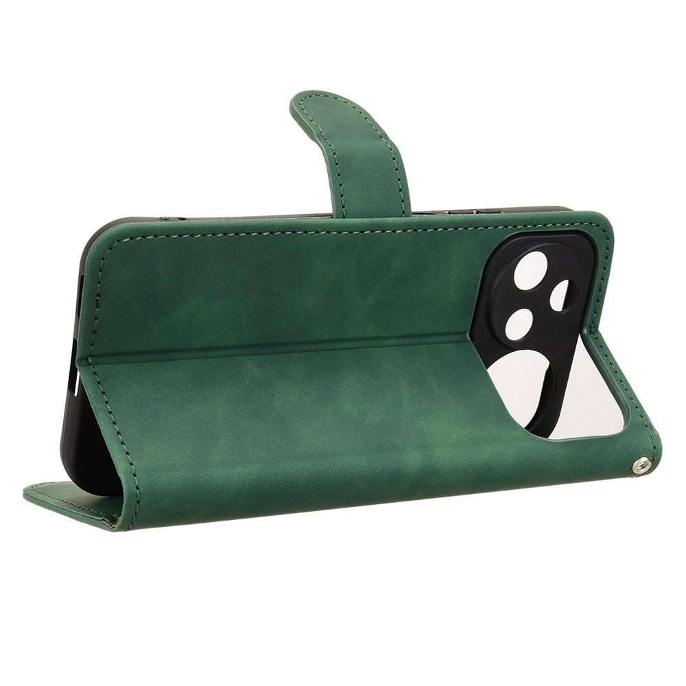 For Huawei nova 15 Pro Skin Feel Magnetic Flip Leather Phone Case(Green)