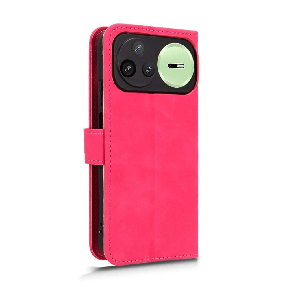 For Huawei nova 15 Pro Skin Feel Magnetic Flip Leather Phone Case(Rose Red)