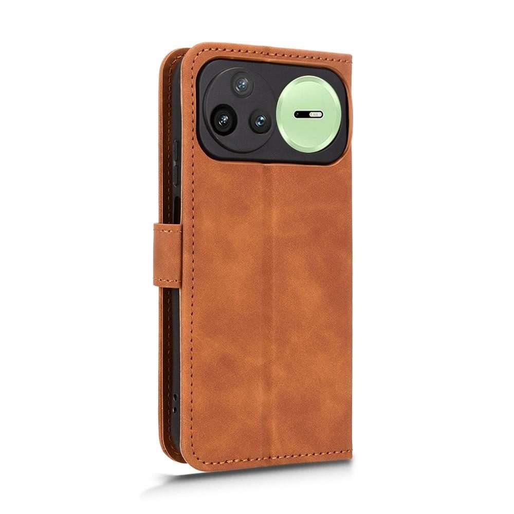 For Huawei nova 15 Pro Skin Feel Magnetic Flip Leather Phone Case(Brown)