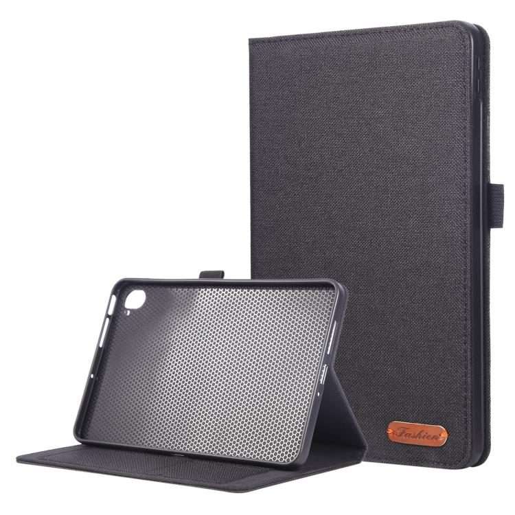 For Xiaomi Redmi K Pad Fabric Texture Horizontal Flip Leather Tablet Case(Black)