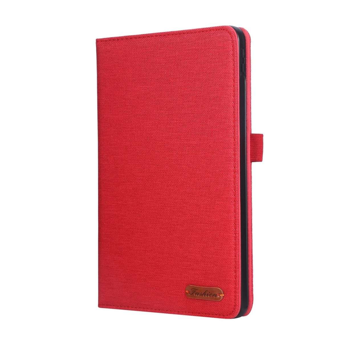 For Xiaomi Redmi K Pad Fabric Texture Horizontal Flip Leather Tablet Case(Red)
