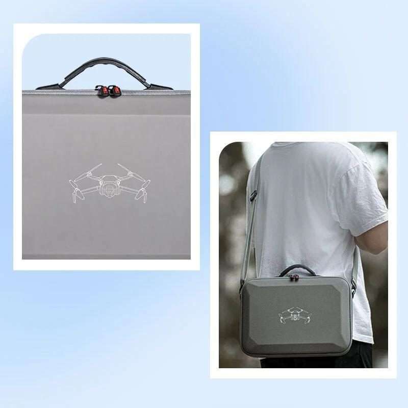 For DJI Mini 4 Pro / RC 2 with Screen STARTRC Shoulder Storage Bag PU Handbag(Grey)