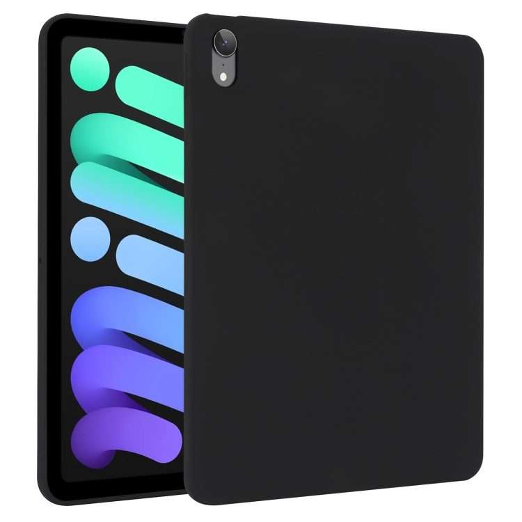 For iPad mini 6 / mini 2024 Oil Spray Skin-friendly TPU Tablet Case(Black)