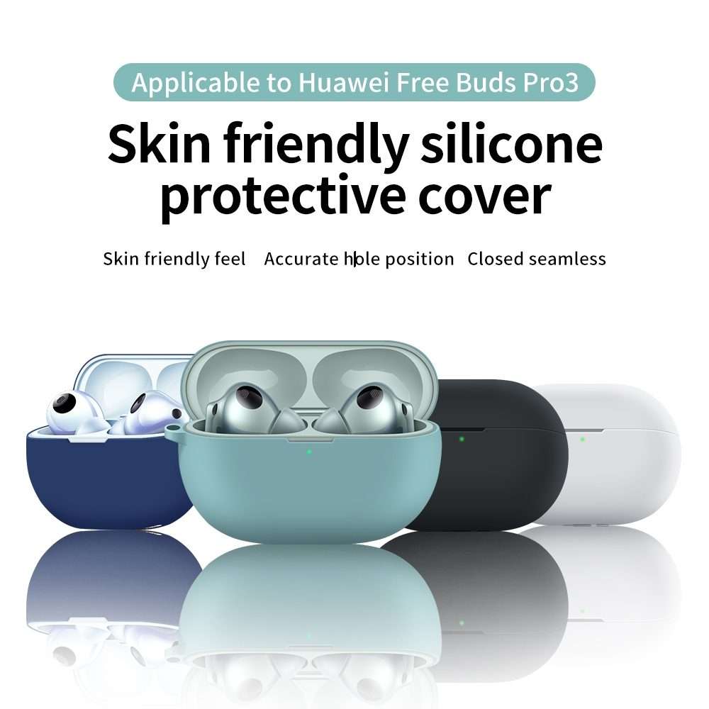 For Huawei FreeBuds Pro 3 Wireless Earphone Silicone Protective Case(Black)