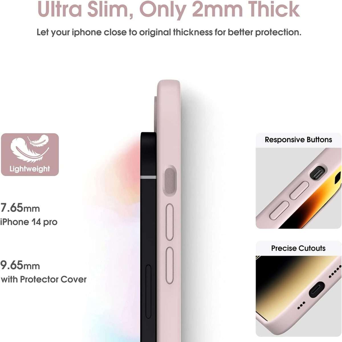 For iPhone 15 Plus Microfiber Liquid Silicone Shockproof Phone Case(Pink)