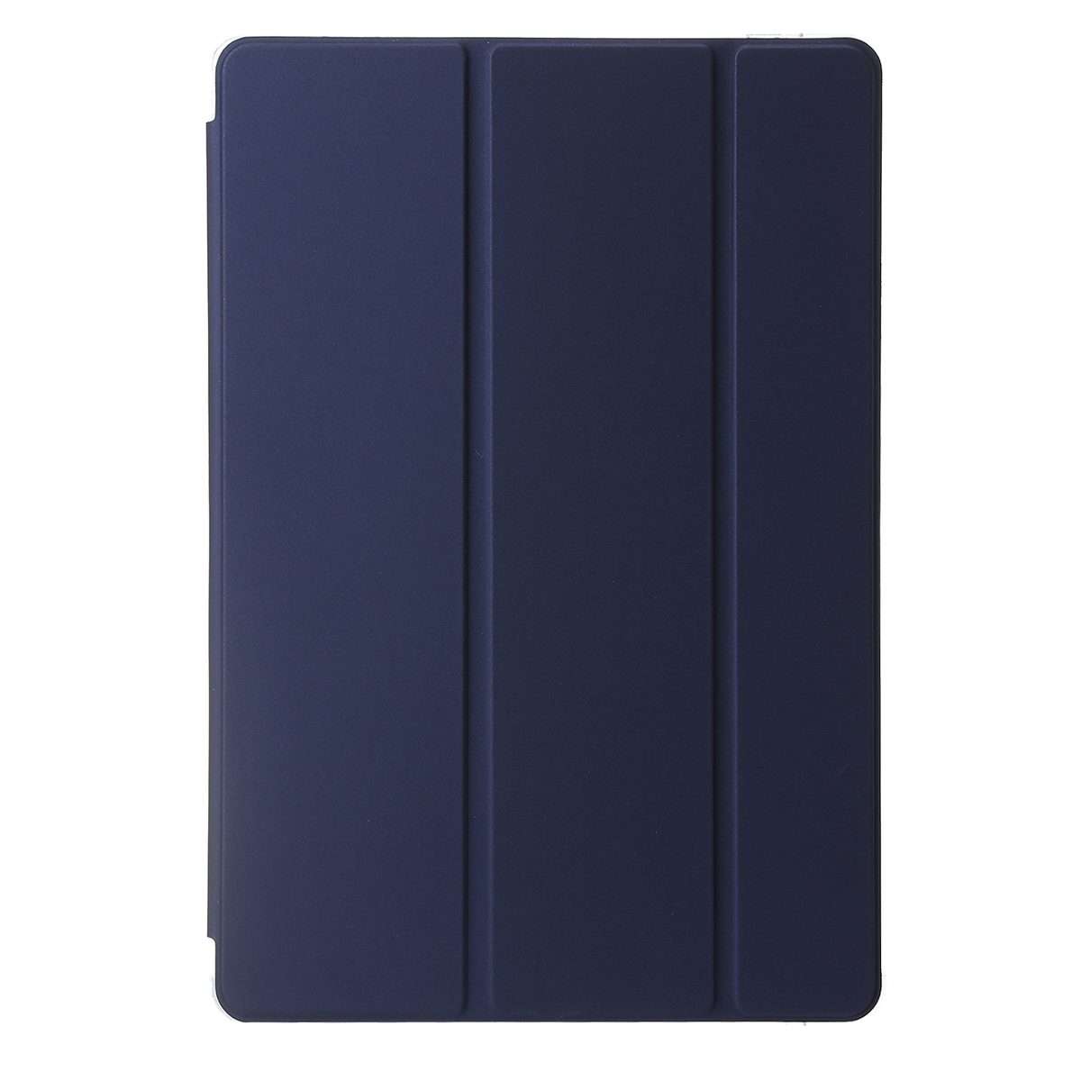 For Samsung Galaxy Tab S10 FE / S9 FE / S9 3-Fold Clear Acrylic Leather Tablet Case(Dark Blue)