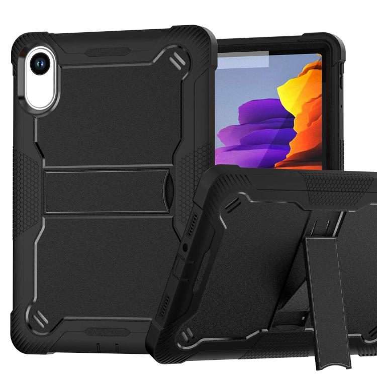 For Xiaomi Redmi Pad 2 Shockproof Silicone Hybrid PC Tablet Case with Holder(Black)
