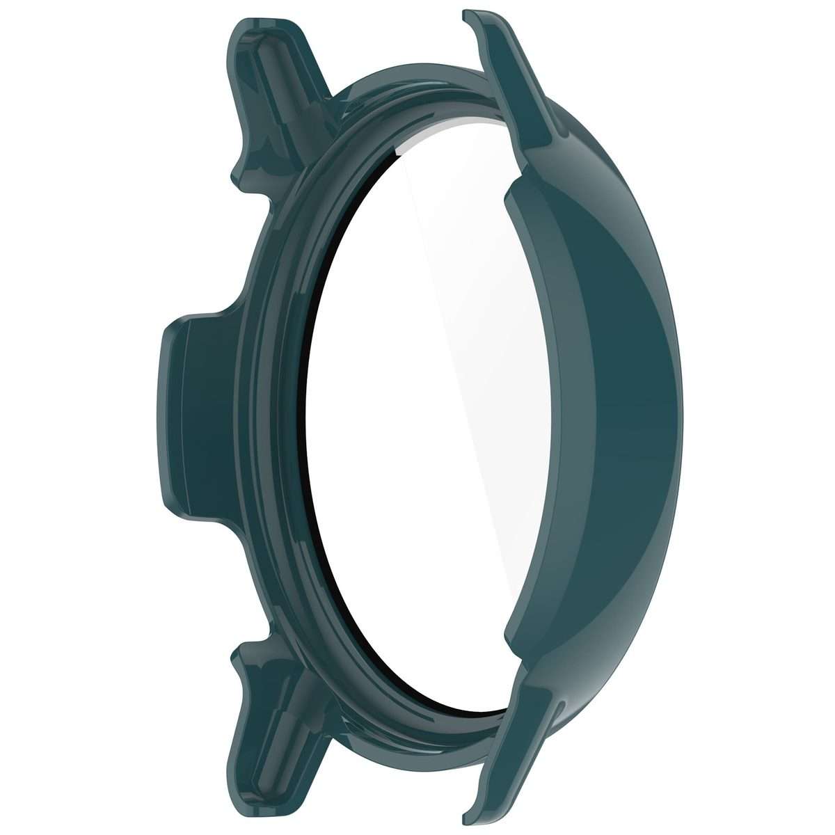 For Garmin vivoactive 5 / Active 5 PC + Tempered Film Integrated Watch Protective Case(Green)