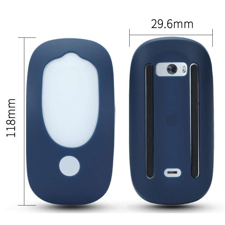 For Apple Magic Mouse 1 / 2 Mouse Silicone Protective Case(Yellow)