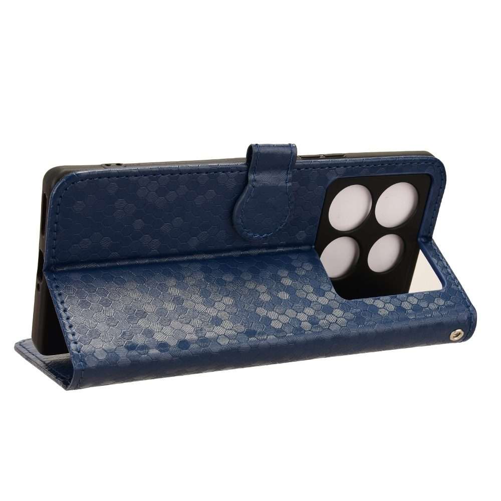 For Infinix Note 40 Pro 5G X6851 Honeycomb Dot Texture Leather Phone Case(Blue)
