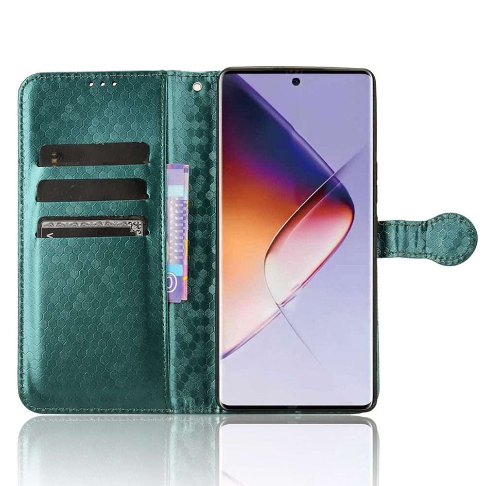 For Infinix Note 40 Pro 5G X6851 Honeycomb Dot Texture Leather Phone Case(Green)