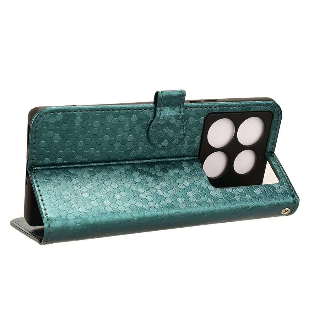 For Infinix Note 40 Pro 5G X6851 Honeycomb Dot Texture Leather Phone Case(Green)