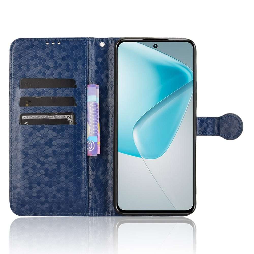 For Infinix Hot 50 Pro+ 4G Honeycomb Dot Texture Leather Phone Case(Blue)