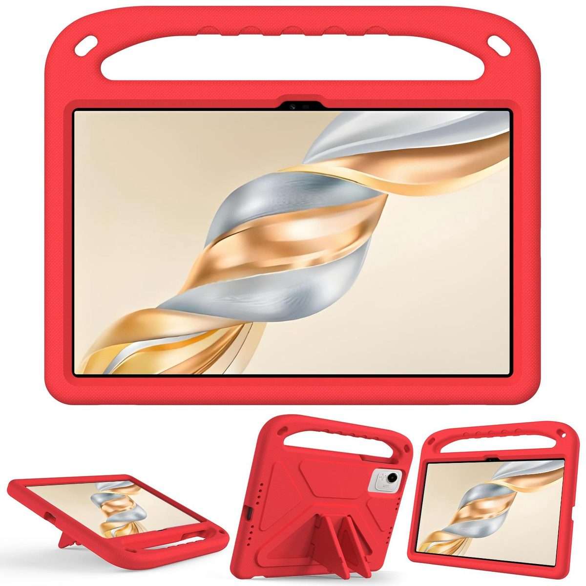 For Honor Pad X9a / X9 Pro 2025 Handle EVA Shockproof Tablet Case with Holder(Red)