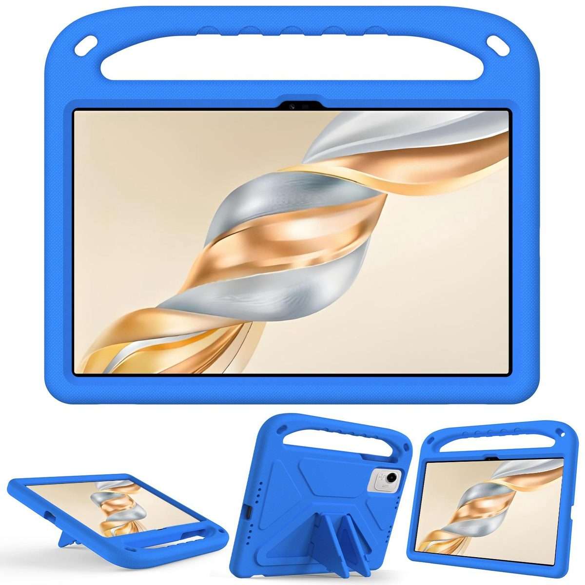 For Honor Pad X9a / X9 Pro 2025 Handle EVA Shockproof Tablet Case with Holder(Blue)
