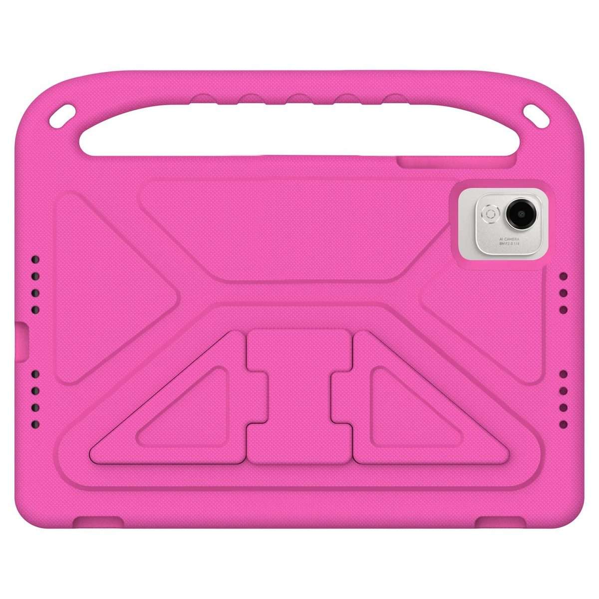 For Honor Pad X9a / X9 Pro 2025 Handle EVA Shockproof Tablet Case with Holder(Rose Red)
