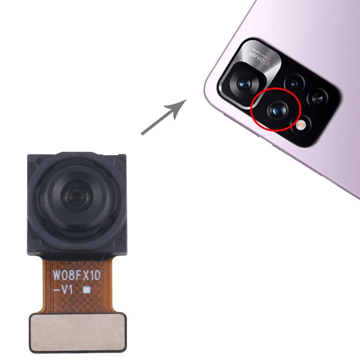 For Xiaomi Redmi Note 11 Pro 4G Original Wide Camera