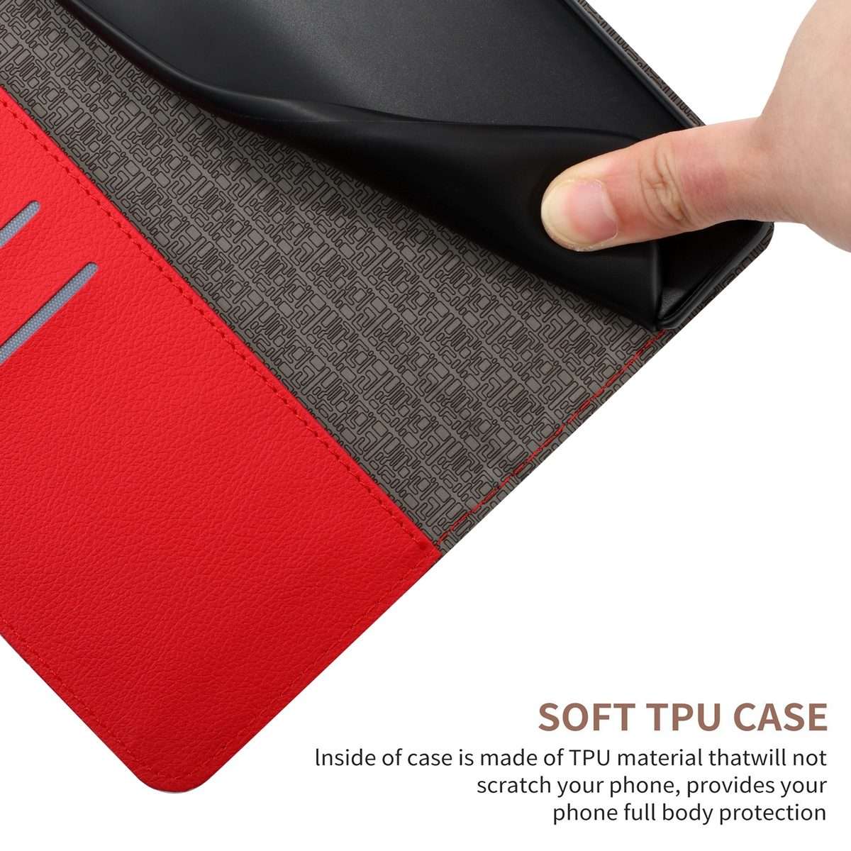 For Xiaomi 14 Pro Rhombic Grid Texture Leather Phone Case(Red)