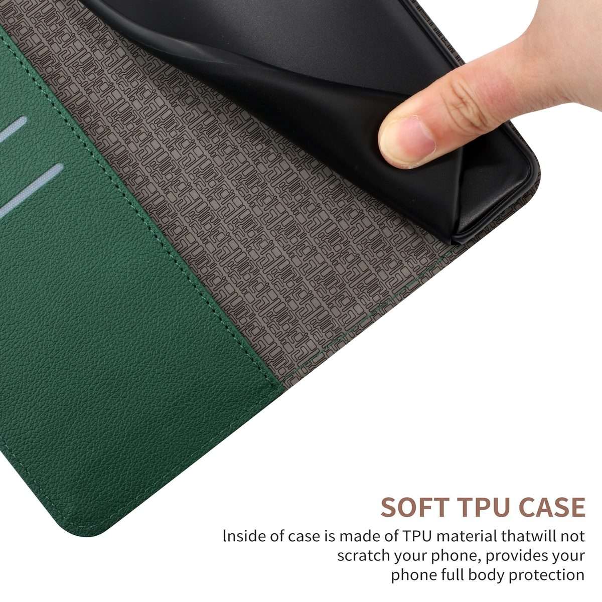 For Xiaomi 14 Pro Rhombic Grid Texture Leather Phone Case(Green)
