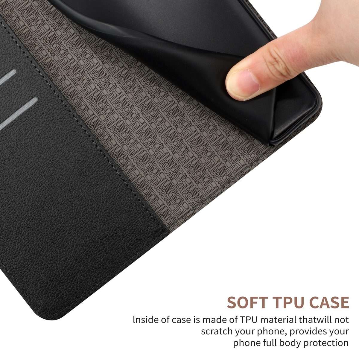 For Xiaomi 14 Pro Rhombic Grid Texture Leather Phone Case(Black)