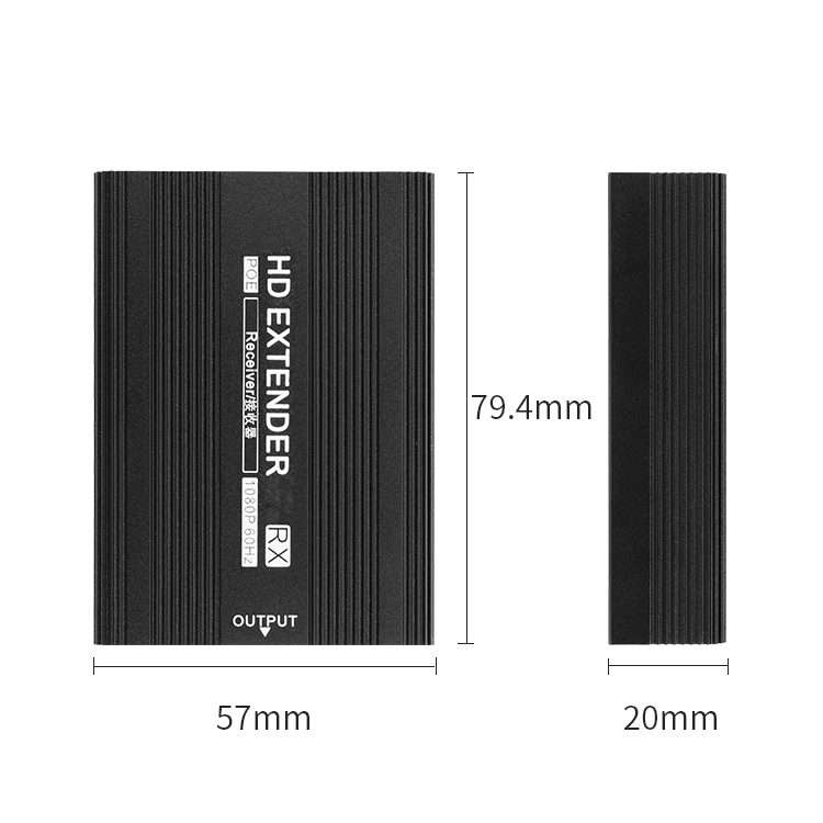 Measy ET1815 HDMI Extender Transmitter and Receiver Converter, Transmission Distance: 150m, Plug:A