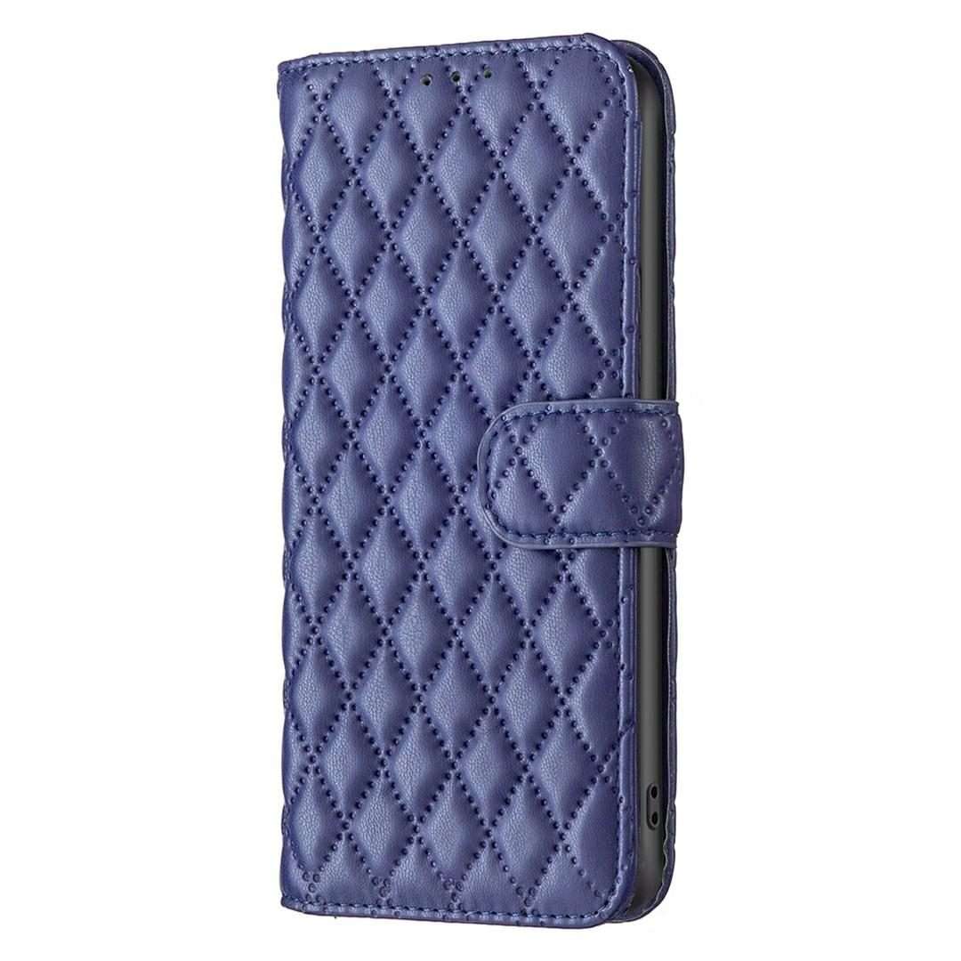 For Tecno Pova 7 Pro 5G Diamond Lattice Wallet Flip Leather Phone Case(Blue)