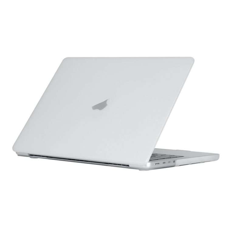 For MacBook Pro 16.2 inch 2024 Laptop Matte Style Protective Case(Transparent)