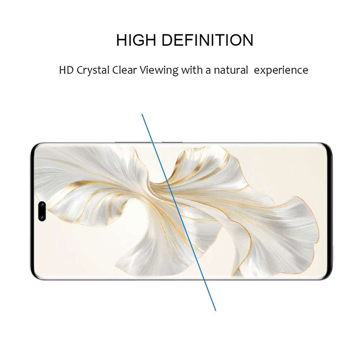 For Honor 100 Pro 9H HD 3D Curved Edge Tempered Glass Film(Black)