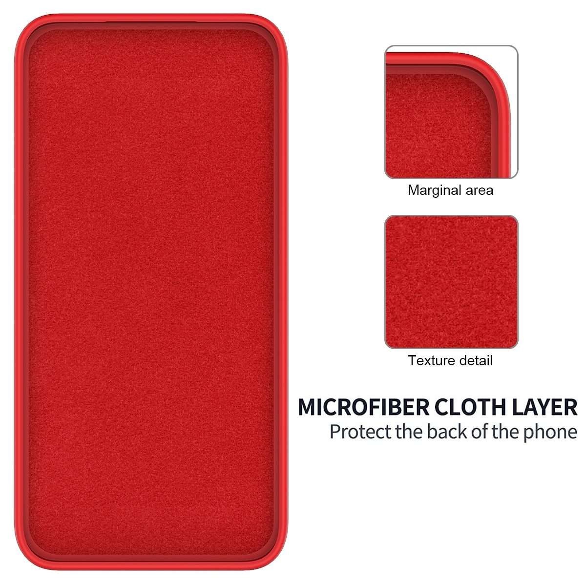 For Tecno Spark 20 Pro+ Solid Color Liquid Silicone Dropproof Full Coverage Protective Case(Red)