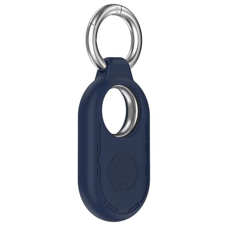 For Samsung Galaxy SmartTag 2 Location Tracker Portable Silicone Protective Case(Midnight Blue)