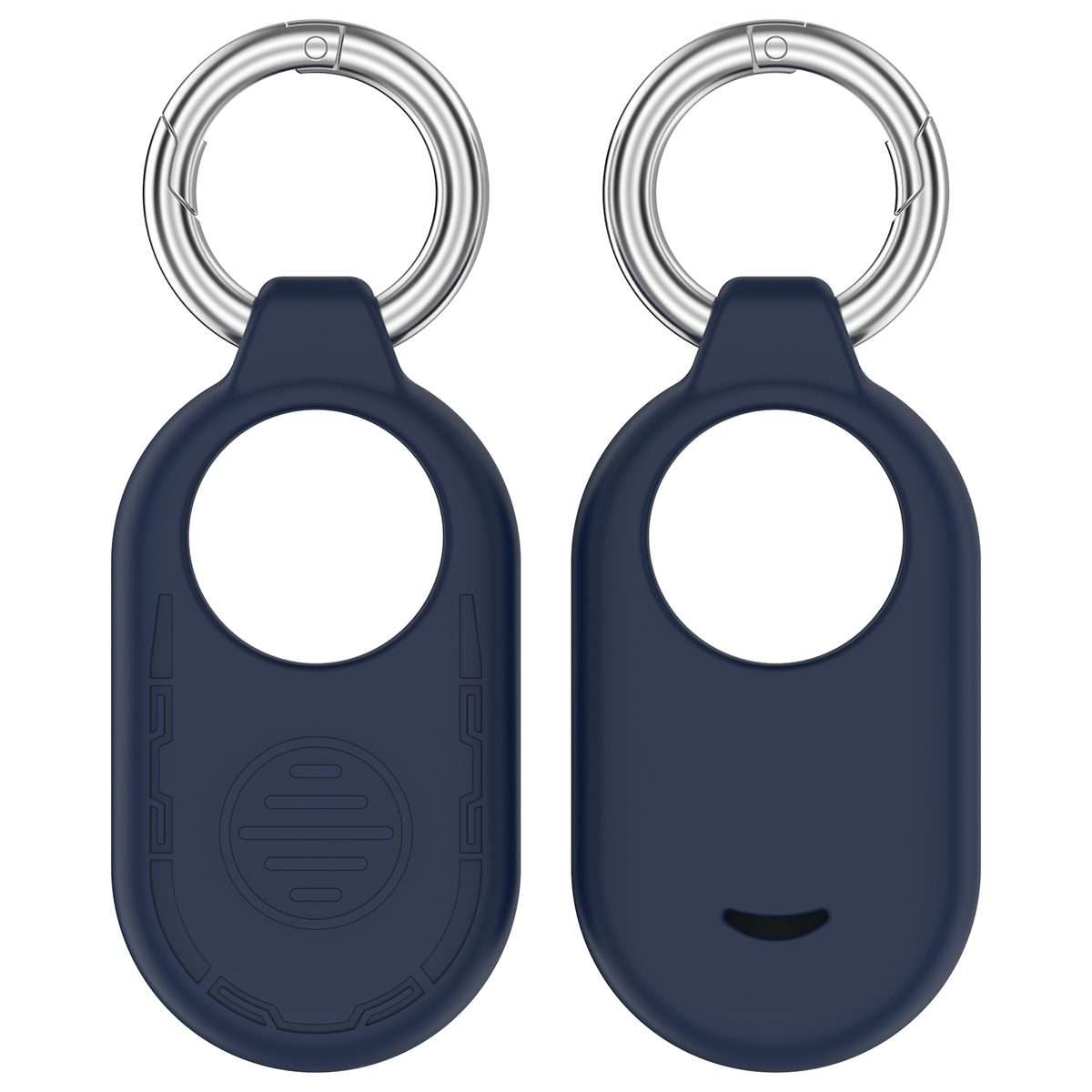 For Samsung Galaxy SmartTag 2 Location Tracker Portable Silicone Protective Case(Midnight Blue)