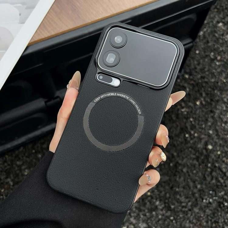 For Xiaomi 17 Pro Max PU MagSafe Magnetic Phone Case(Black)